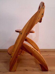 Dřevěná rostoucí židle - 3