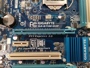 LGA 1155 základná doska GigaByte GA-B75M-D3P 3th gen CPU - 3