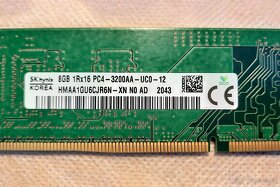 Prodám 1 kus RAM, operační pamět - 8GB DDR4 - 3