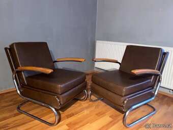 Chromové trubkové křesla Fa.Thonet - 3