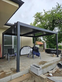 Hliníková bioklimatická pergola 4x3m - 3