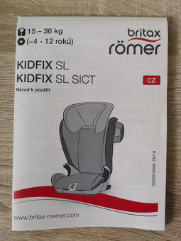Autosedačka BRITAX RÖMER Kidfix SL SICT Black, Cosmos Black - 3