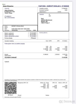 Zasklení pergoly – 2x skleněný panel v hliníkovém rámu - 3