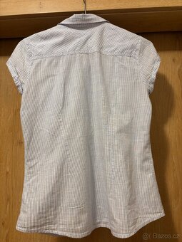 Dívčí letní košile modrý proužek zn. H&M vel. 170/ XS - 3