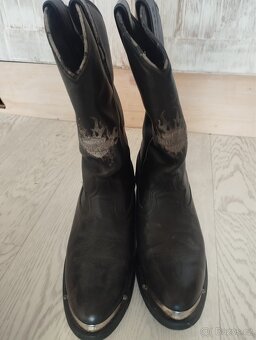 Motorkářské boty Harley Davidson vel.40 - 3