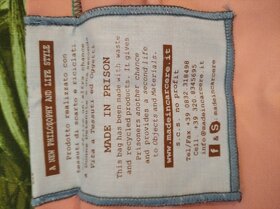 Taška vyrobená v italském vězení - originál, rarita. 2 ks - 3