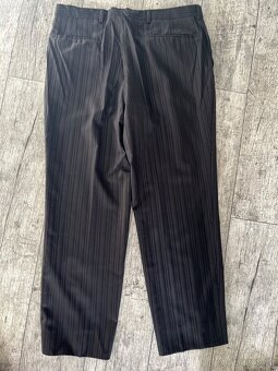 Pánský oblek Givenchy - hnědý s jemným proužkem - 3