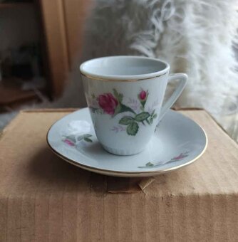 Porcelánové retro sady mix - 3