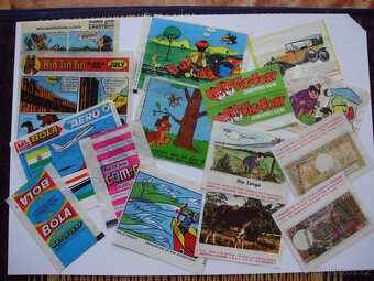 Obaly a obrázky ze žvýkaček - 3