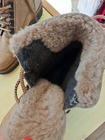 Velmi kvalitní dámské zimní kožené boty Rica, 39, super stav - 3