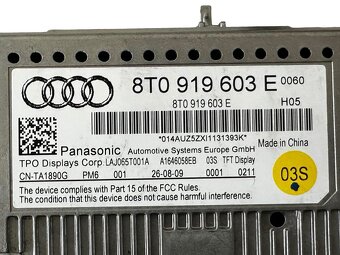 LCD display MMI ukazatel 8T0919603E Audi A4 B8 8K r.v. 2010 - 3