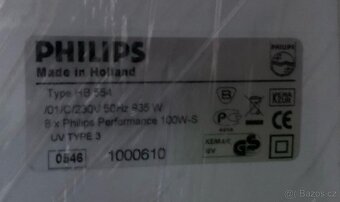 Solárium Philips HB554 - domácí, s kolečky Skončeno - 3