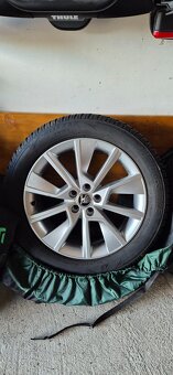 Alu kola Braga 17" 5x100 + zimní pneumatiky - 3