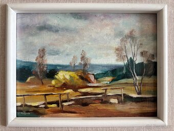 Obraz Jaroslav Matějka, Podzimní motiv, olej 30x36 - 3
