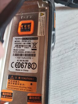 Prodám vysílačku Hytera PD785 UHF - 3