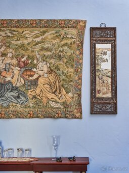Čínský porcelánový panel s malbou dětí - 3