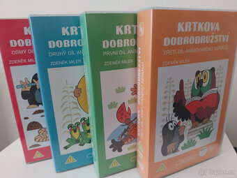 VHS Krtkova dobrodružství, komplet 8 ks - 3