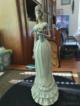 porcelánové sošky vysoké ručně malované - 3