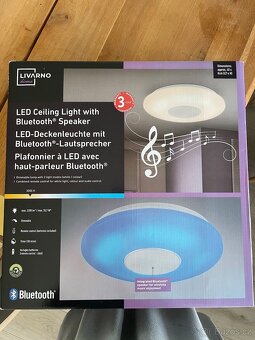 Stropne svietidlo s integrovanym bluetooth reproduktorem - 3