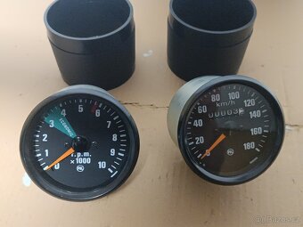 nové budíky + plastové obroučky Jawa 350 - 3