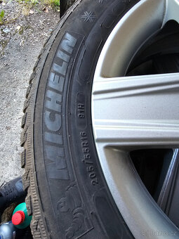 alu kola r16,5x112, et 48, 6.5J,zimní pneu 205/55/16 - 3