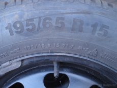 škoda octavia 1,9 Tdi- zimni  pneu i s disky - 3