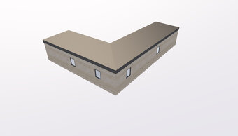 Sestává ze 2 obytných modulů 13x4 m - 3