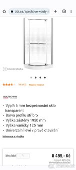 Sprchový kout rohový - 3