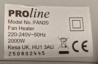 Teplovzdušný ventilátor - 3