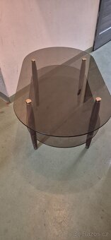 skleněný konferenční stolek - 3