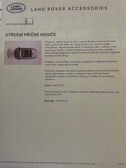 Stresni pricne nosniky (pricniky) na Range Rover Velar - 3