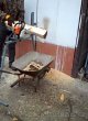 Stojan na řezání dřeva s motorovou pilou. Koza na dřevo. - 3