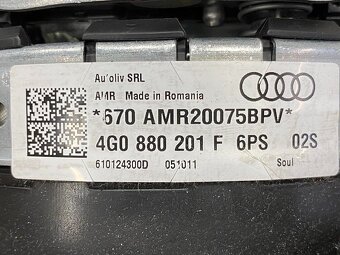 Palubní deska černá 24A 4G1857001 Audi A6 C7 4G r.v. 2012 - 3