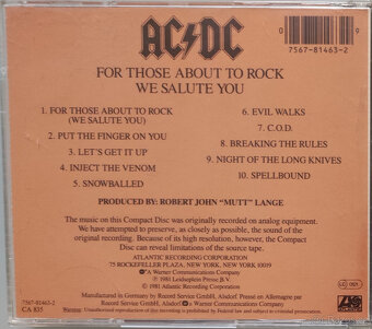 CD AC/DC: Rock Or Bust / For Those About To Rock We ... - 3