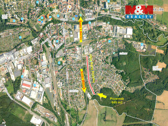 Prodej pozemku k bydlení, 849 m², Česká Lípa, ul. K. Poláčka - 3
