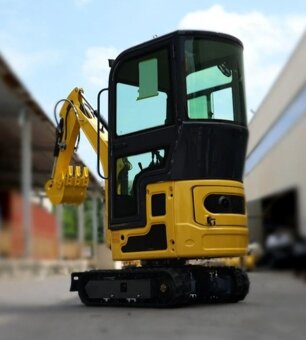 minibagr, bagr s kabinou, kabinový minibagr, bagřík - 3