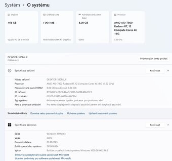 Lenovo Ideacentre AIO 700-24AGR,AMD A10-7800,WIN 11,SSD 500G - 3