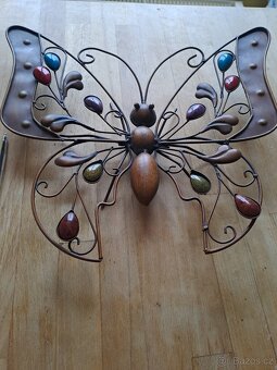 Motýl. Kovová dekorace na zeď. - 3