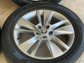 Alu kola 5x112 original Škoda Kodiaq 235/55 R18 - 3