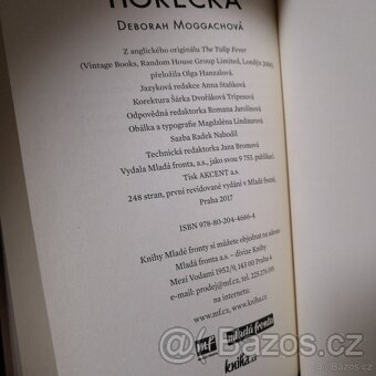 SLEVA - Tulipánová horečka (Deborah Moggach) 1. vydání - 3