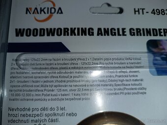 Brusný kotouč rašple na dřevo 125mm - 3