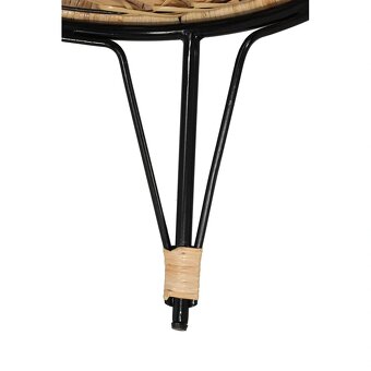 Ratanové zahradní křeslo Bonami Essentials Nodi Black nové - 3