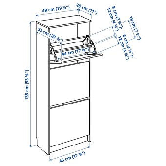 2x botník IKEA - 3
