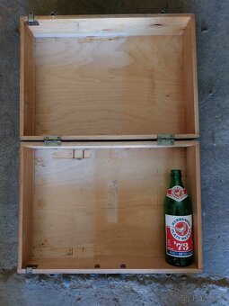 Armádní dřevěnný kufřík VZSR - 435 x 310 x 160 mm - 3