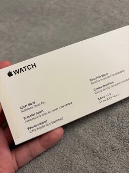 Řemínek Apple bílý 44MM- M/L - originál - 3