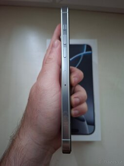 iPhone 16 Pro Max, 256 GB, stříbrná/silver. TOP STAV - 3