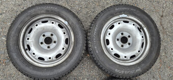 Plechové disky Škoda 5x100 5x14 ET35 165/70r14 Sava S3 zimní - 3