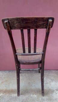 THONET - stará dřevěná židle. - 3
