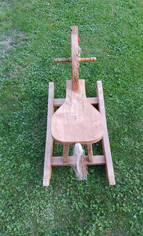 Dřevěný houpací koník/kůň - 3