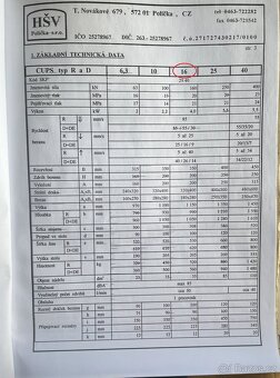 Lis hydraulický CUPS 16 DE - 3